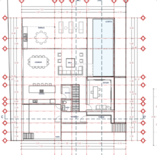 Plano casa muestra